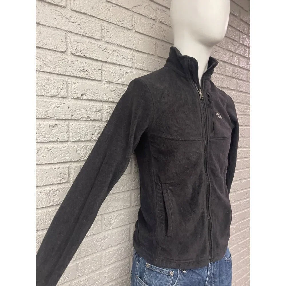 The North Face Men’s Black Full Zip Front Fleece Jacket Size S